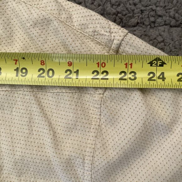 Howler Bros Western Shirt Mens XXL Long Sleeve Button Down Ivory Beige Textured - Picture 11 of 14